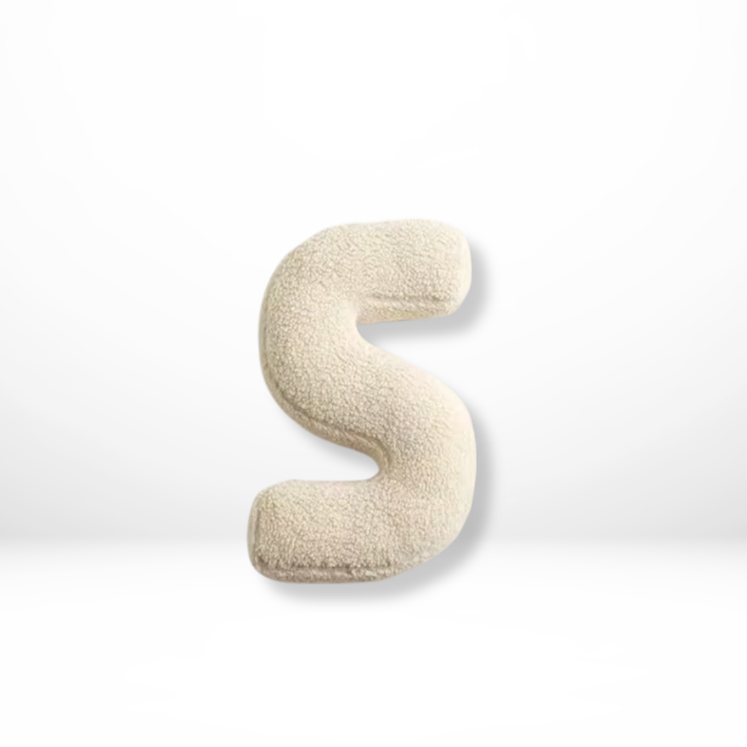 Sierkussen met Letters A tot Z – Persoonlijke Decoratie voor Woonkamer en Kinderkamer