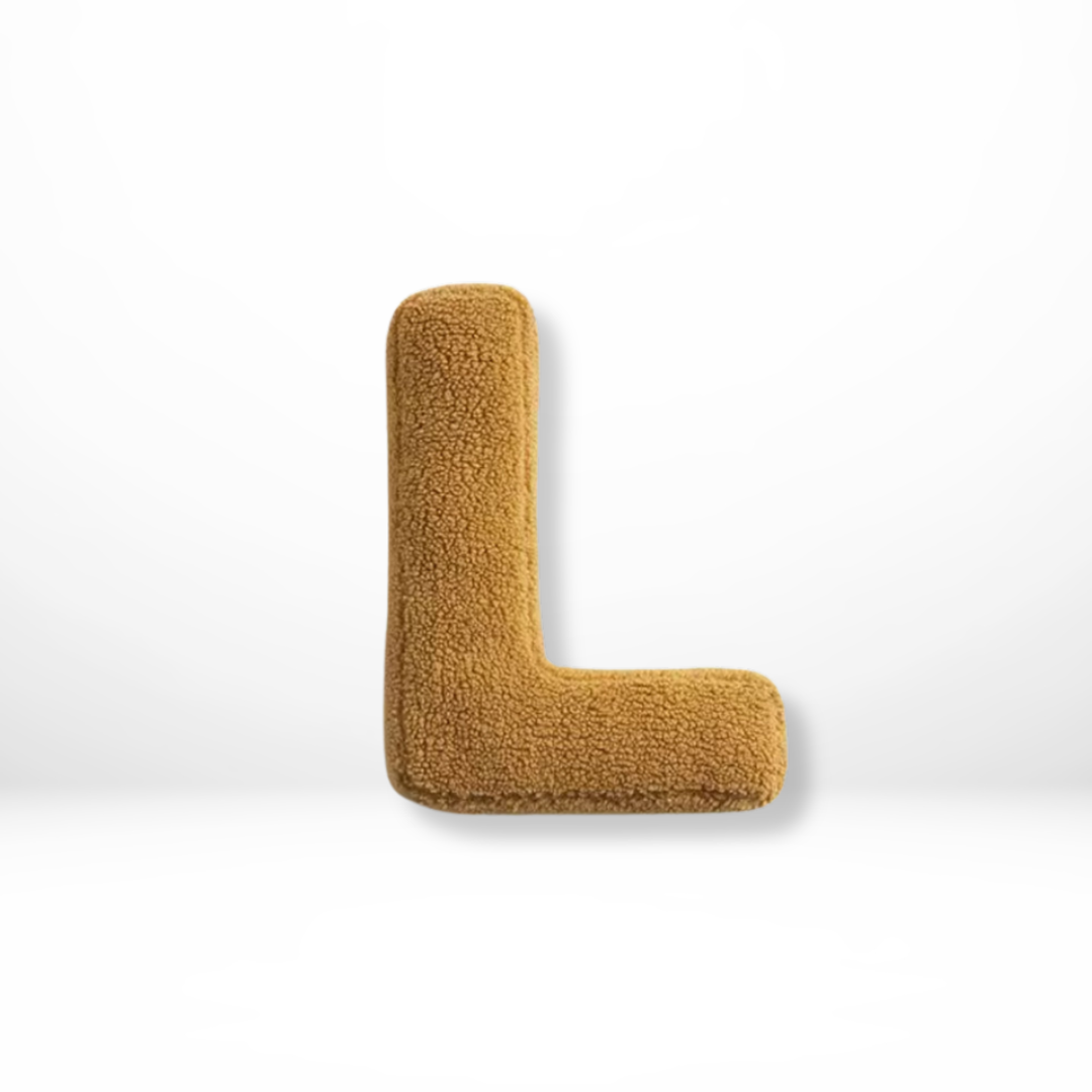 Sierkussen met Letters A tot Z – Persoonlijke Decoratie voor Woonkamer en Kinderkamer
