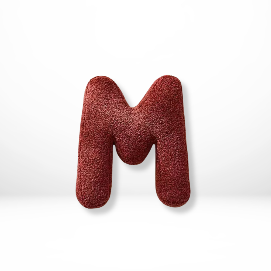 Sierkussen met Letters A tot Z – Persoonlijke Decoratie voor Woonkamer en Kinderkamer