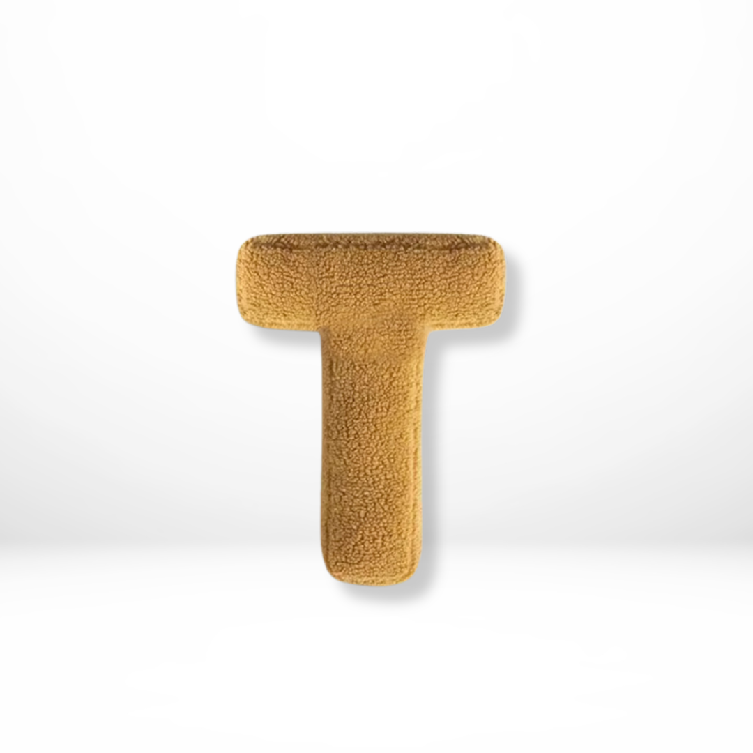 Sierkussen met Letters A tot Z – Persoonlijke Decoratie voor Woonkamer en Kinderkamer