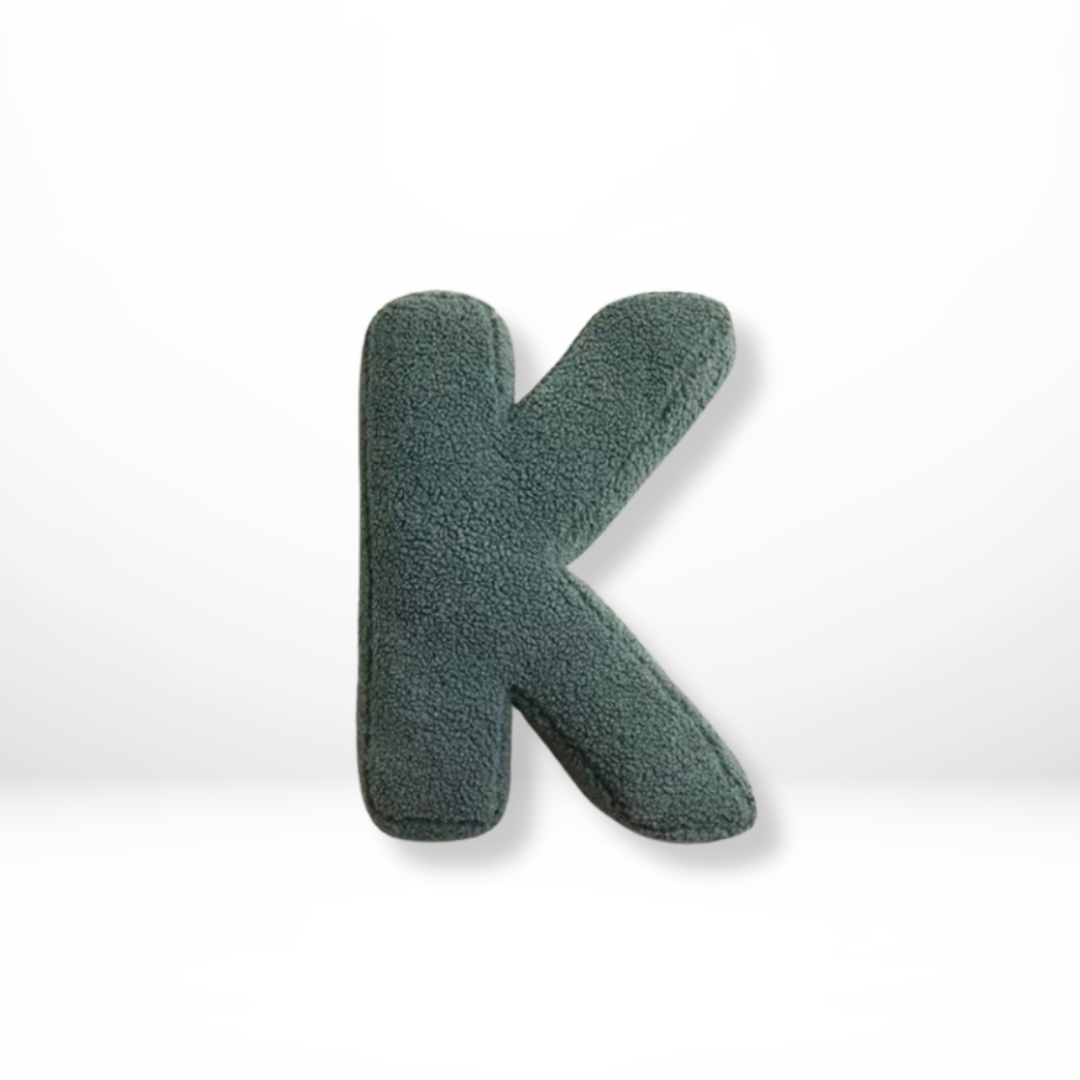 Sierkussen met Letters A tot Z – Persoonlijke Decoratie voor Woonkamer en Kinderkamer