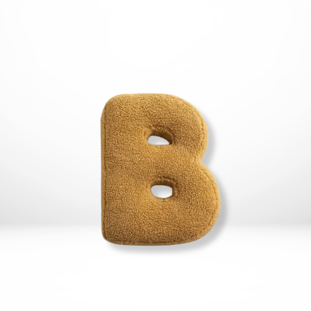 Sierkussen met Letters A tot Z – Persoonlijke Decoratie voor Woonkamer en Kinderkamer