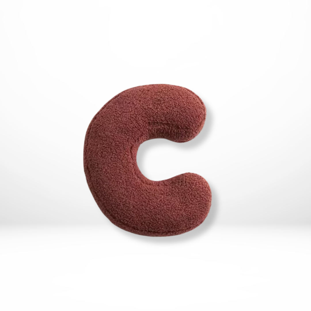 Sierkussen met Letters A tot Z – Persoonlijke Decoratie voor Woonkamer en Kinderkamer