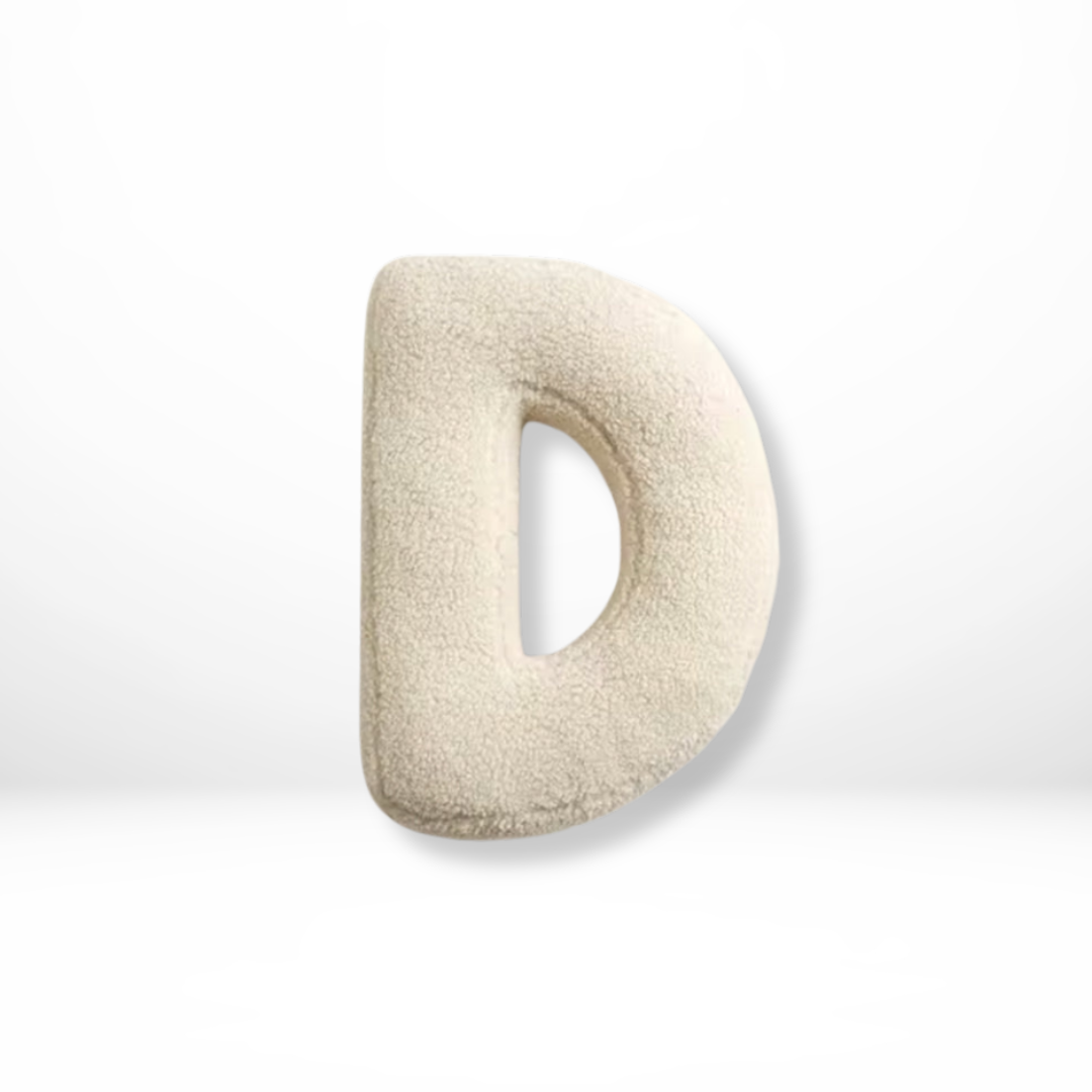 Sierkussen met Letters A tot Z – Persoonlijke Decoratie voor Woonkamer en Kinderkamer