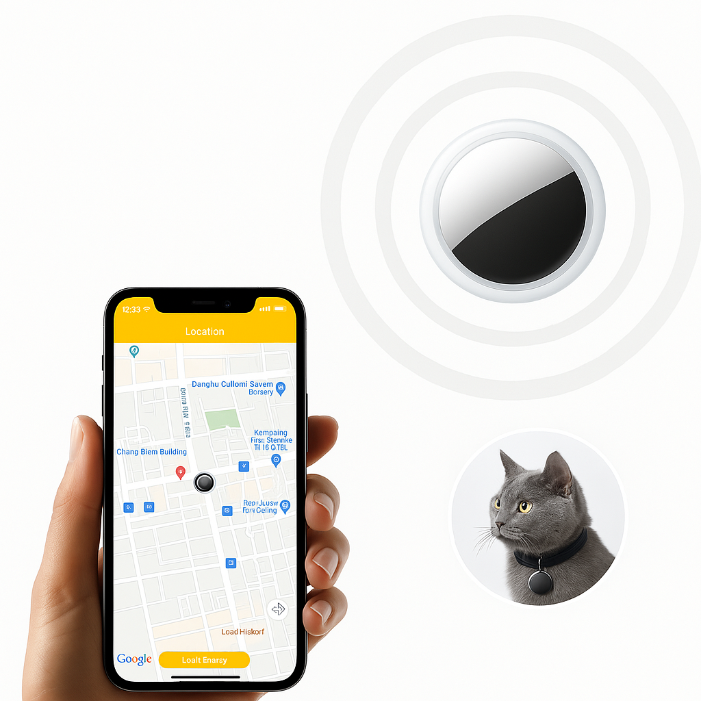 GPS-trackertag voor sleutels en waardevolle spullen