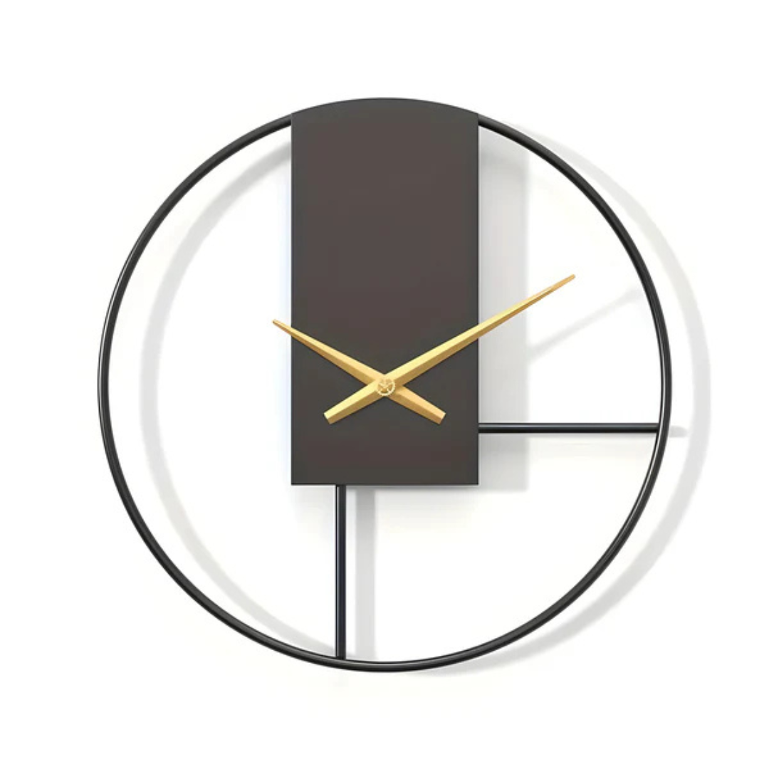 Grote wandklok - Minimalistisch design met stil quartz-uurwerk voor modern interieur