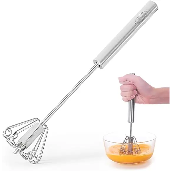 Handmatige menggarde voor het eenvoudig en snel mengen van ingrediënten – Duurzame en voedselveilige Kitchen Aid