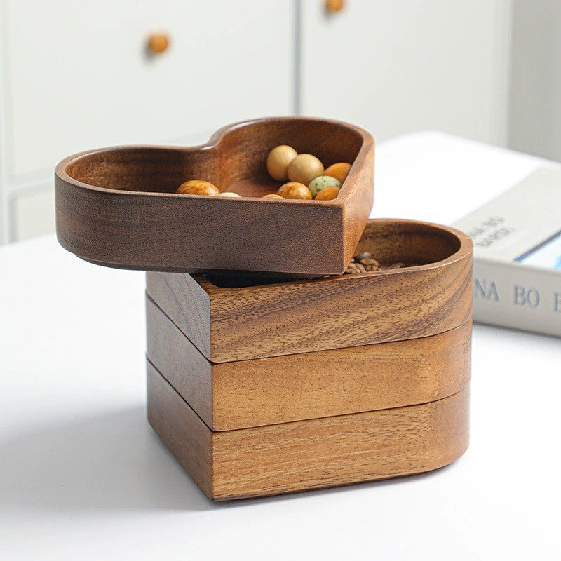 Hartvormige snackschaal – Voedselveilige schaal voor snacks en decoratie
