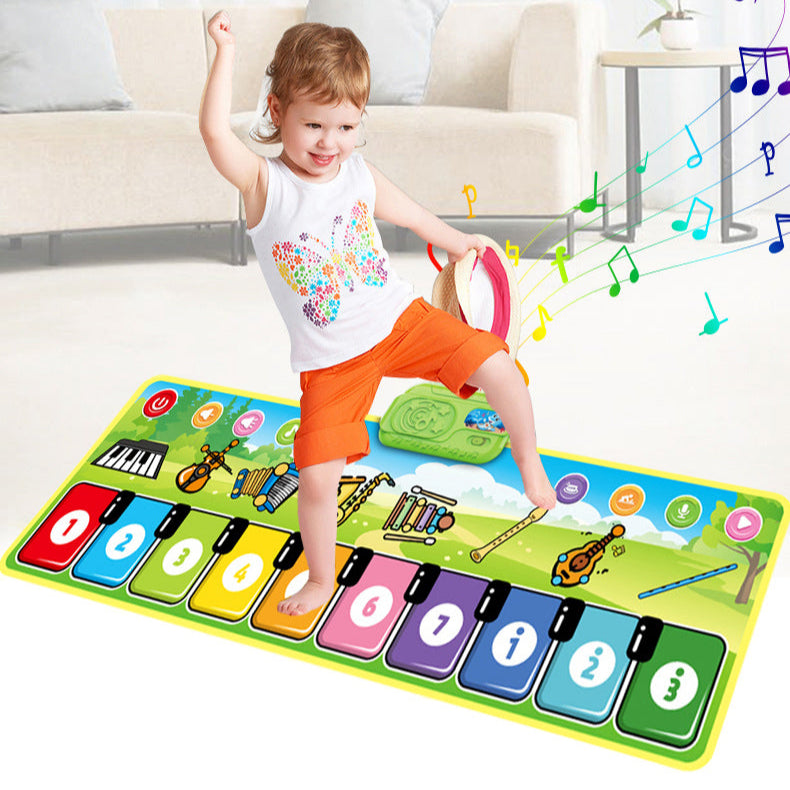 Interactieve Klaviermat voor Kinderen met Kleurige Toetsen en Lichteffecten - Creatief Muziekspeelgoed voor Jongeren