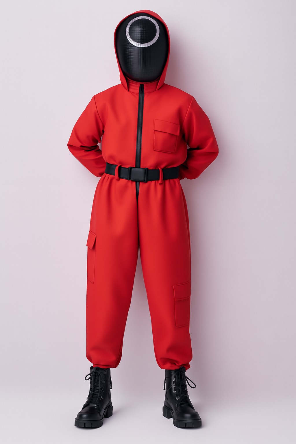 Kids Guard Halloween kostuum jumpsuit | Capuchon masker outfit