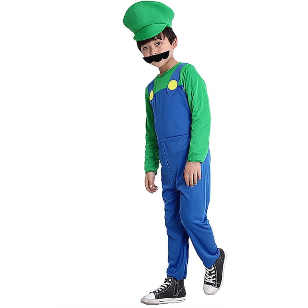 Kostuum Jongens Halloween Jumpsuit met Lange Mouwen – Verkleedkleding voor Kinderen, Overalls Stijl, Comfortabel en Ademend
