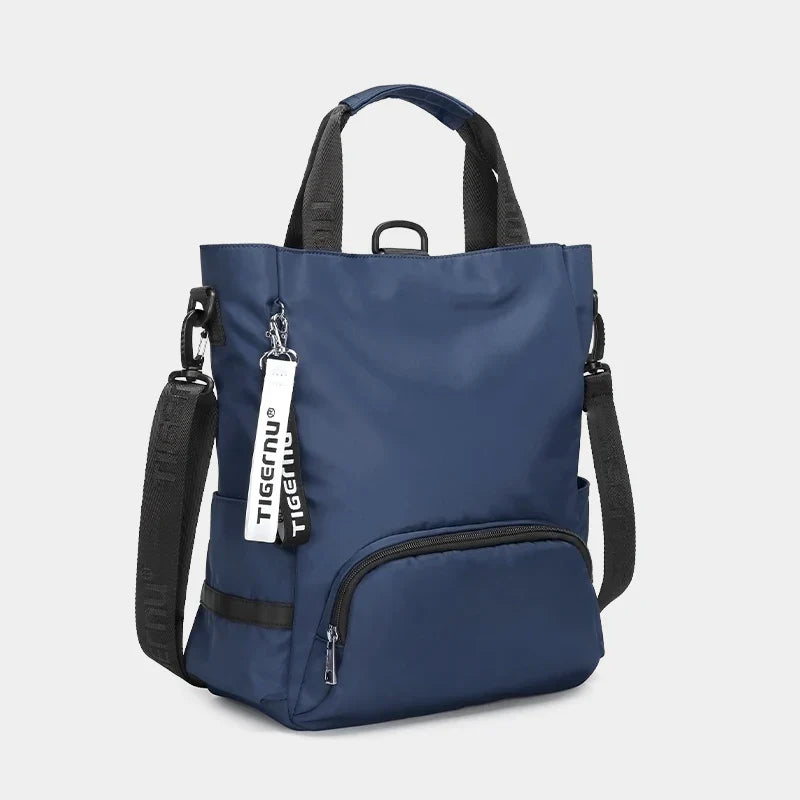 Lichtgewicht 3-in-1 rugzak voor dames - compacte schooltas met organisatie, 12L, omvormbare rugzak