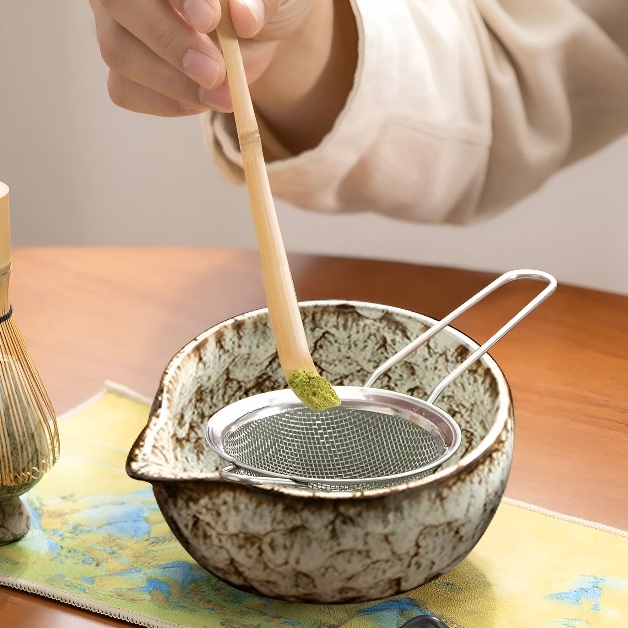 Matcha Set – Traditionele theeset als cadeau, 6-delig voor de theeceremonie, gemaakt van hoogwaardige materialen