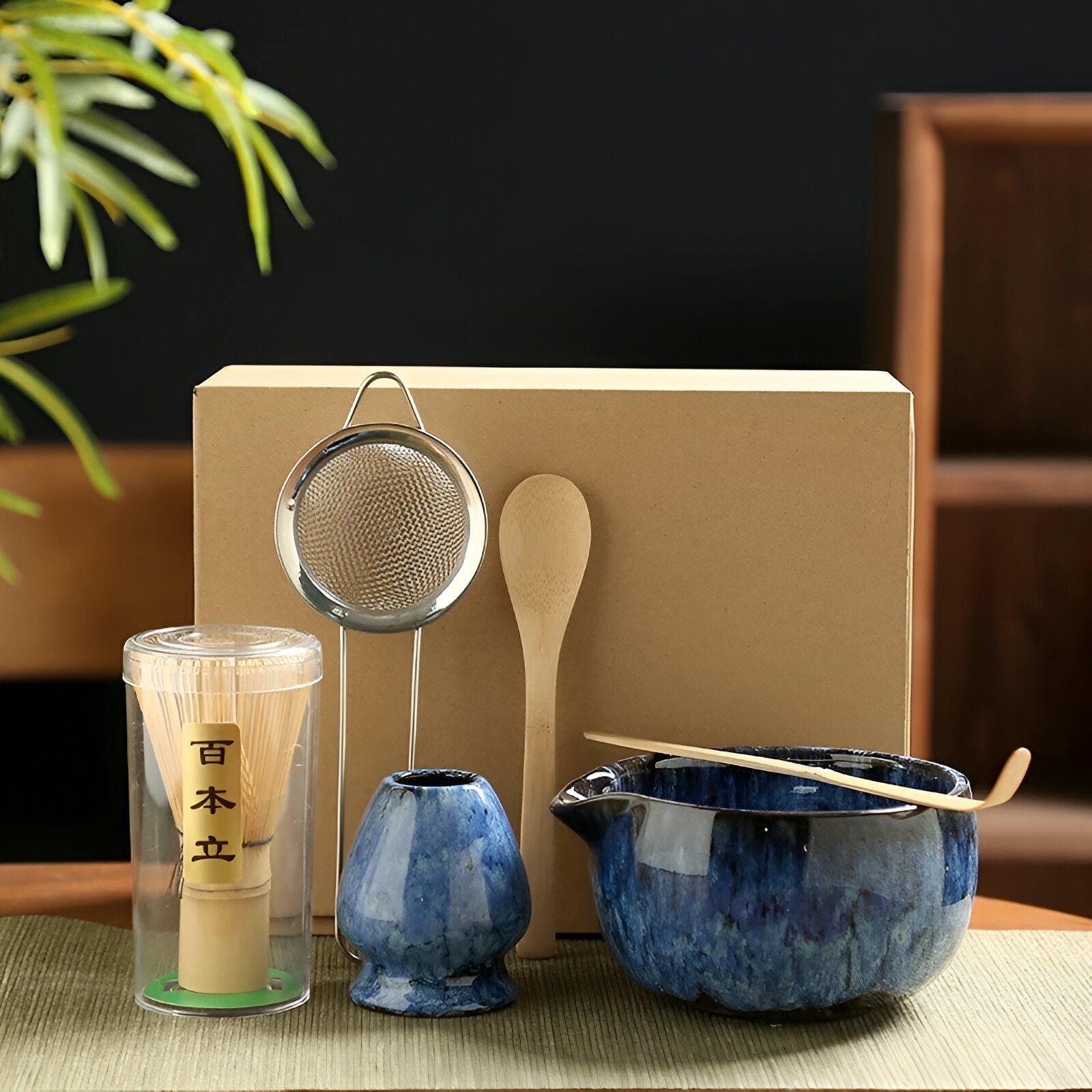 Matcha Set – Traditionele theeset als cadeau, 6-delig voor de theeceremonie, gemaakt van hoogwaardige materialen