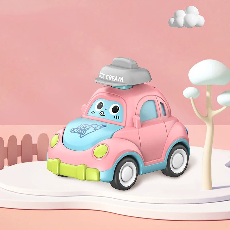 Mechanisch Opwindbare Speelgoedauto voor Kinderen – Robuust en Veilig Ontwerp, Geen Batterijen Nodig, Levendige Kleuren