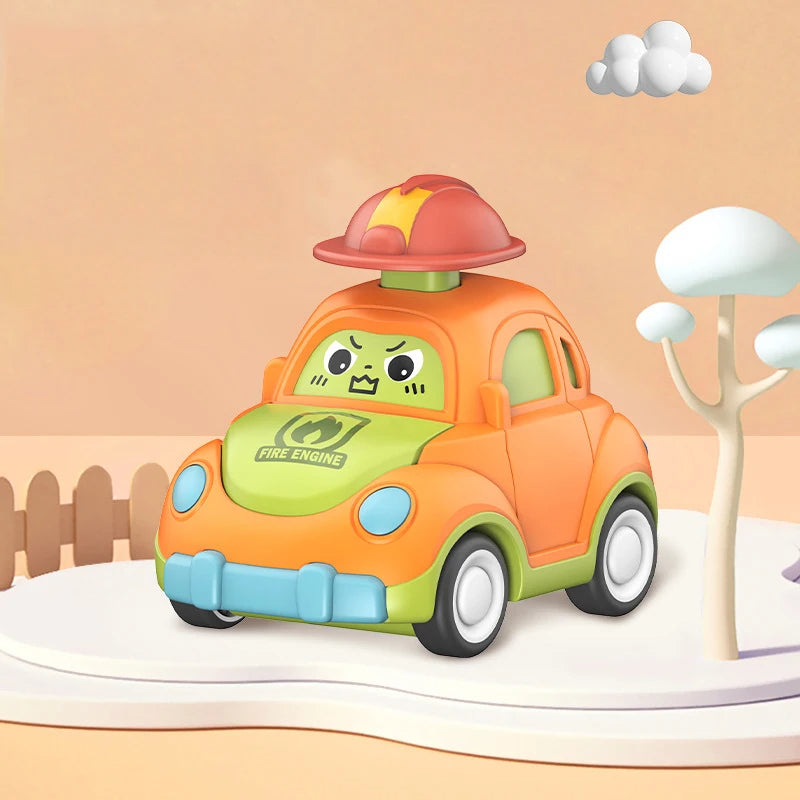 Mechanisch Opwindbare Speelgoedauto voor Kinderen – Robuust en Veilig Ontwerp, Geen Batterijen Nodig, Levendige Kleuren