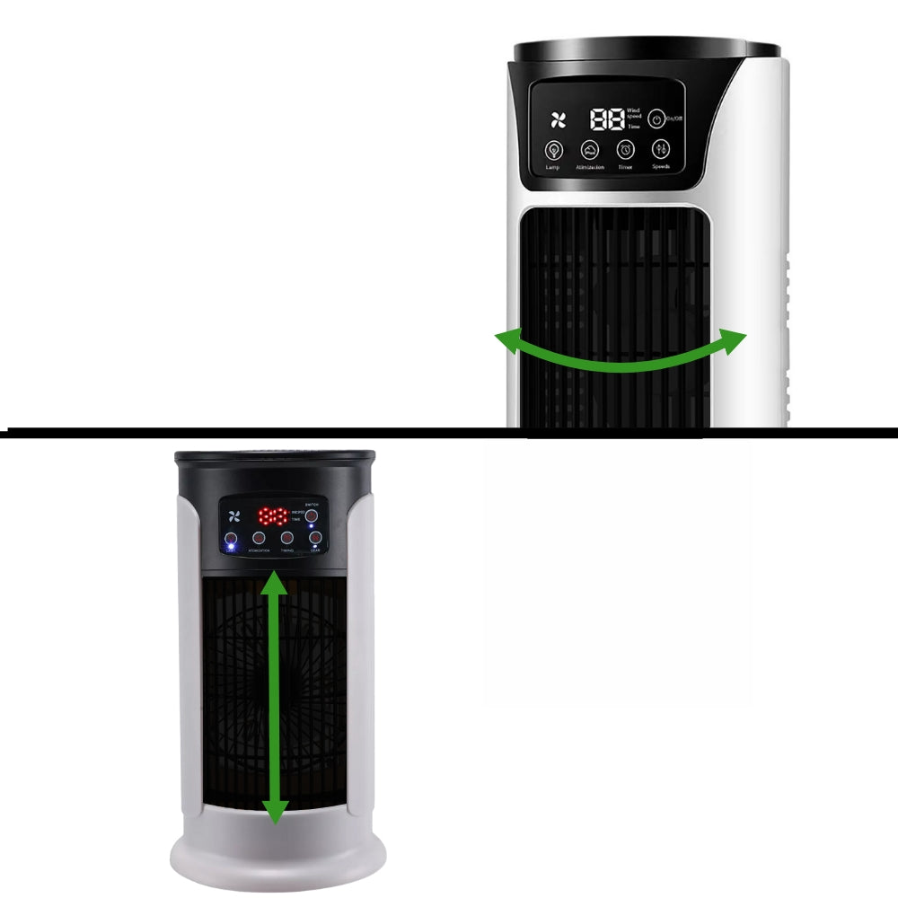 Mobiele Airco Zonder Slang - Stille Draagbare Airconditioner voor Binnen met Verplaatsbare Wielen en Energiezuinige Koeling