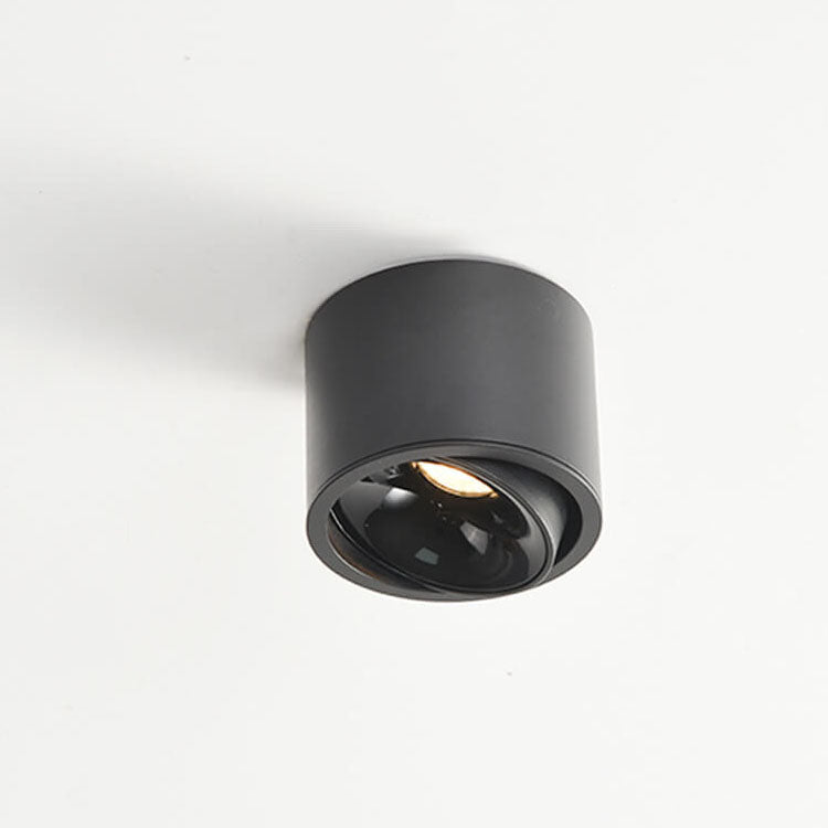 Moderne Ronde LED Plafondlamp met Verstelbare Spotlight – Energiezuinige Plafonniere voor Minimalistische Interieurs