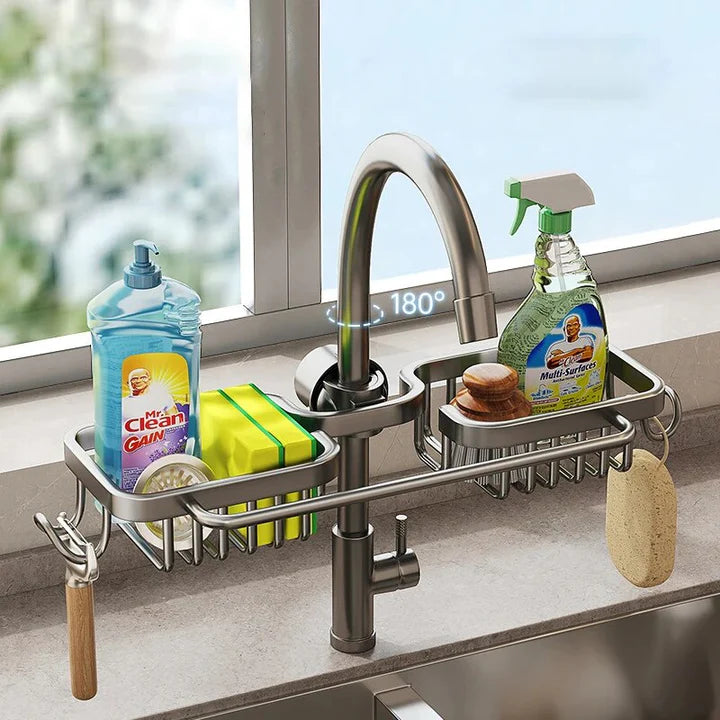 Multifunctionele keukenorganizer met 180° rotatie - Compacte keukenkastorganizer voor gemakkelijke toegang