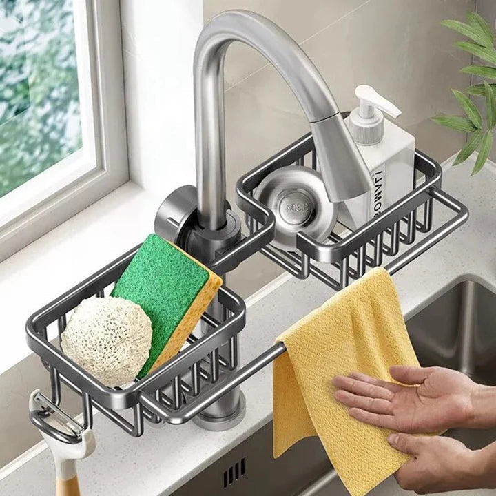Multifunctionele keukenorganizer met 180° rotatie - Compacte keukenkastorganizer voor gemakkelijke toegang