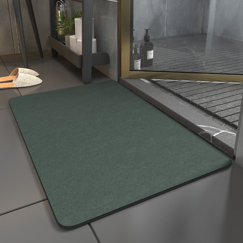 Niet -slip snel - drogende badmat - absorberen badkamer tapijt - comfort en beveiliging