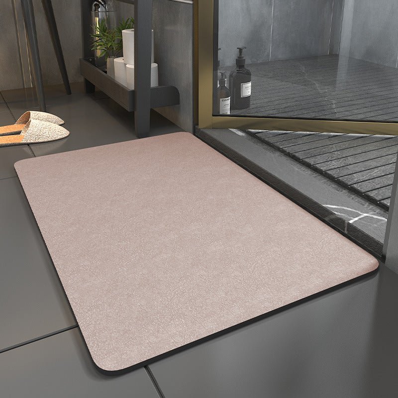 Niet -slip snel - drogende badmat - absorberen badkamer tapijt - comfort en beveiliging