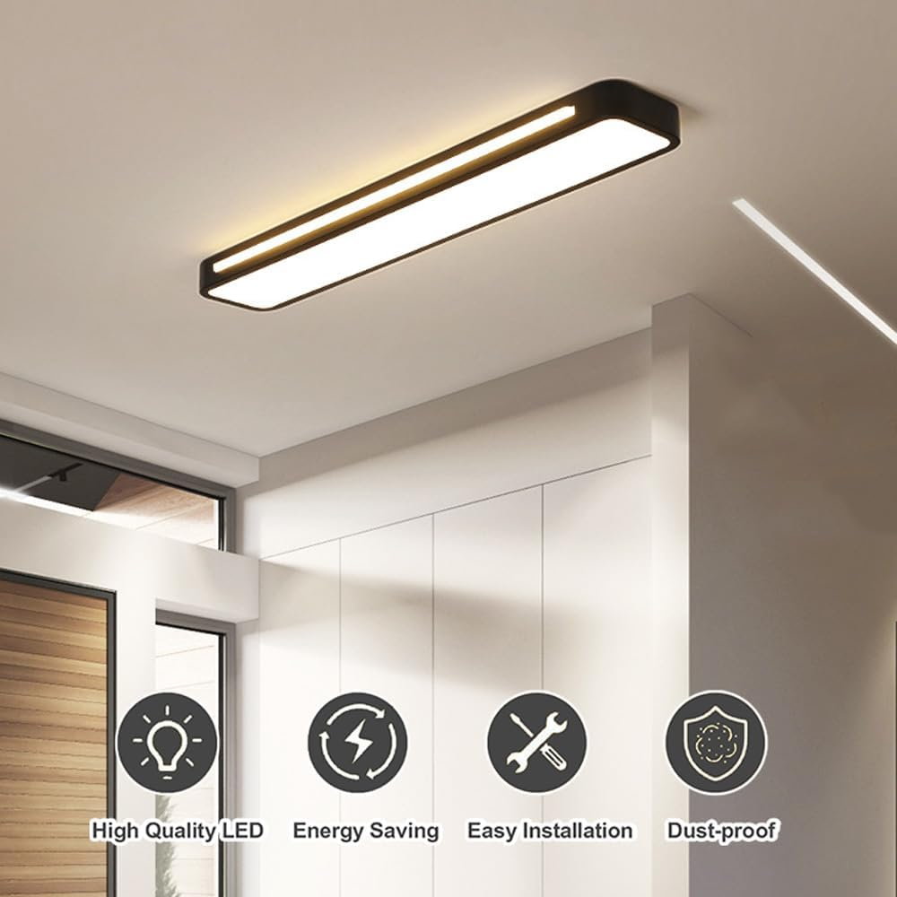 Nordic Minimalistische Lange LED Plafondlamp