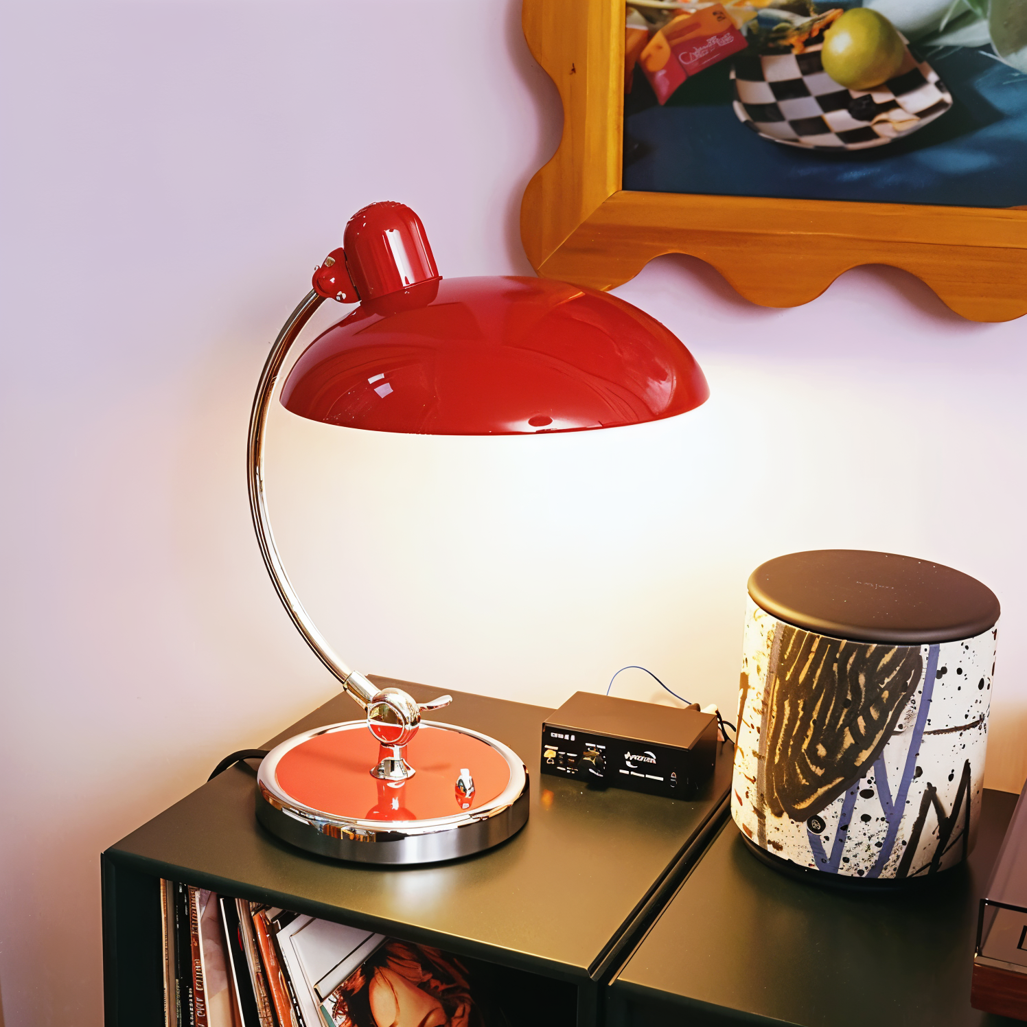NostaChic Tafellamp - Verstelbare Vintage IJzeren Koepel Bureaulamp