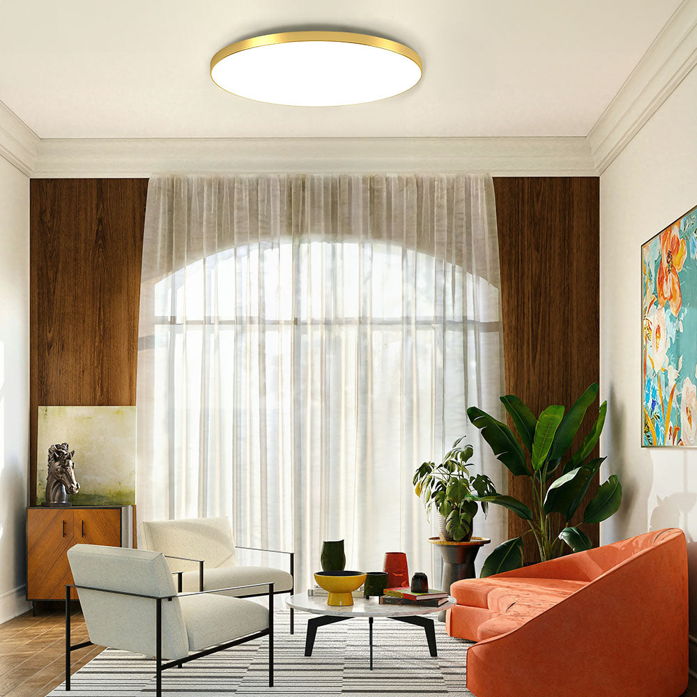 Plafondlamp rond LED modern inbouwarmatuur