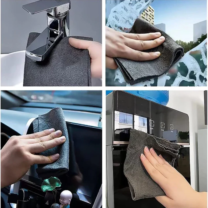 Premium MicroFiber Cleaning Cloth-strip-vrij, krasvrij, herbruikbaar