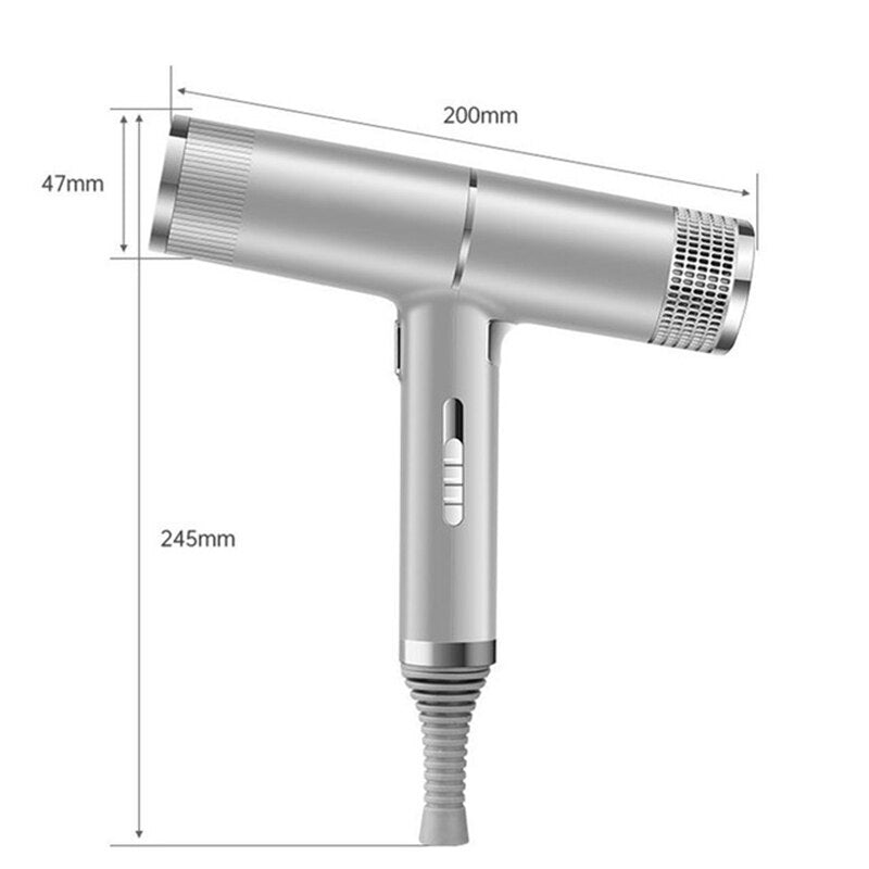 Professionele Haardroger met Anionentechnologie en Diffusor – Lichtgewicht, Hoogwaardige Föhn met 3 Snelheden