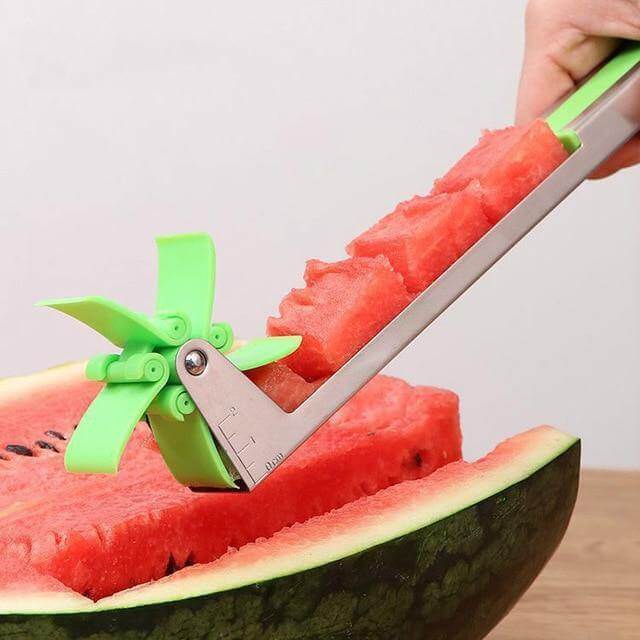 Watermeloensnijder met ergonomische handgreep – Efficiënt en gemakkelijk snijden van groot fruit
