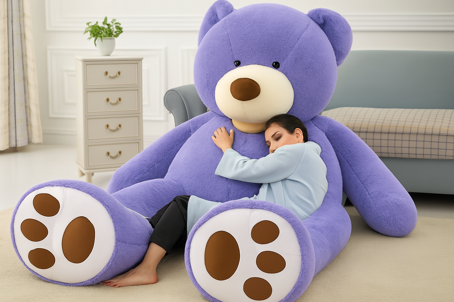 Reuze zachte teddybeer knuffel