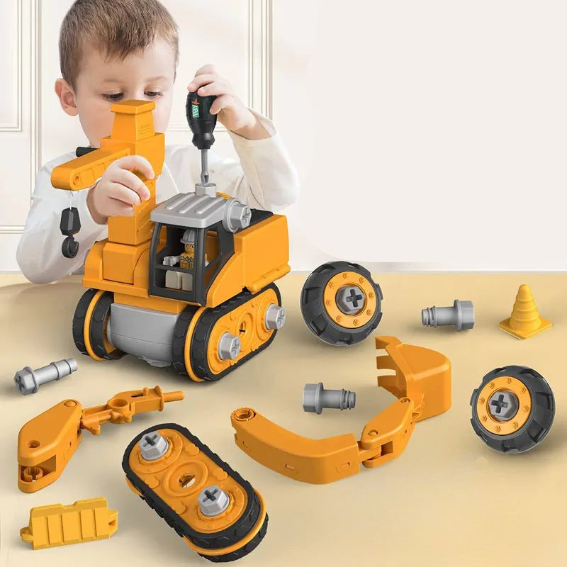 Robuust constructiespeelgoed voor kinderen - Creatieve bouwset met verschillende bouwmogelijkheden en hoogwaardig materiaal