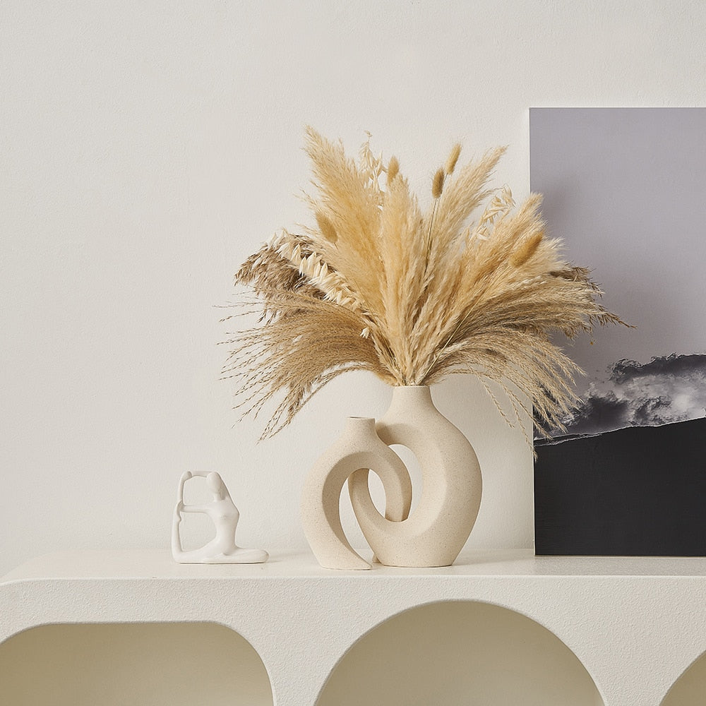 Scandinavische vaas – Minimalistisch design voor een elegant interieur, handgemaakte decoratieve accessoire