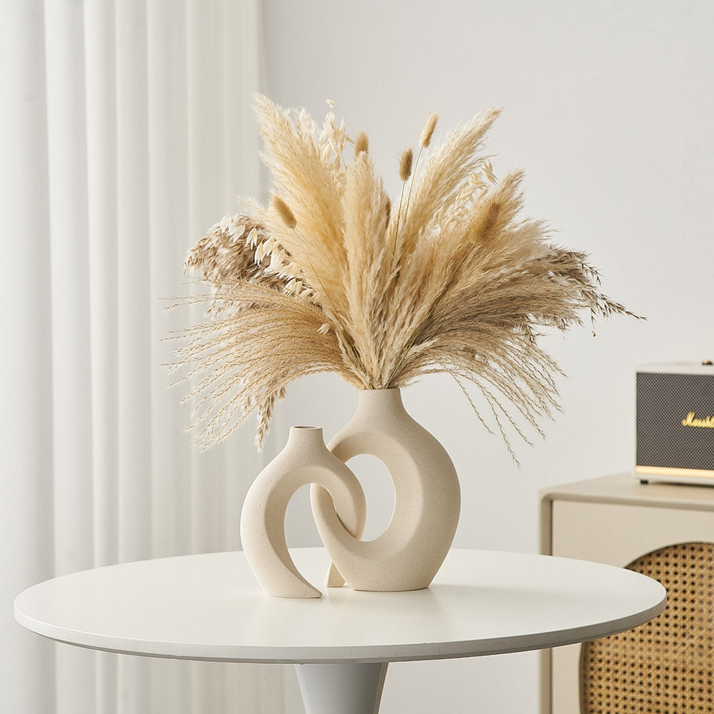 Scandinavische vaas – Minimalistisch design voor een elegant interieur, handgemaakte decoratieve accessoire