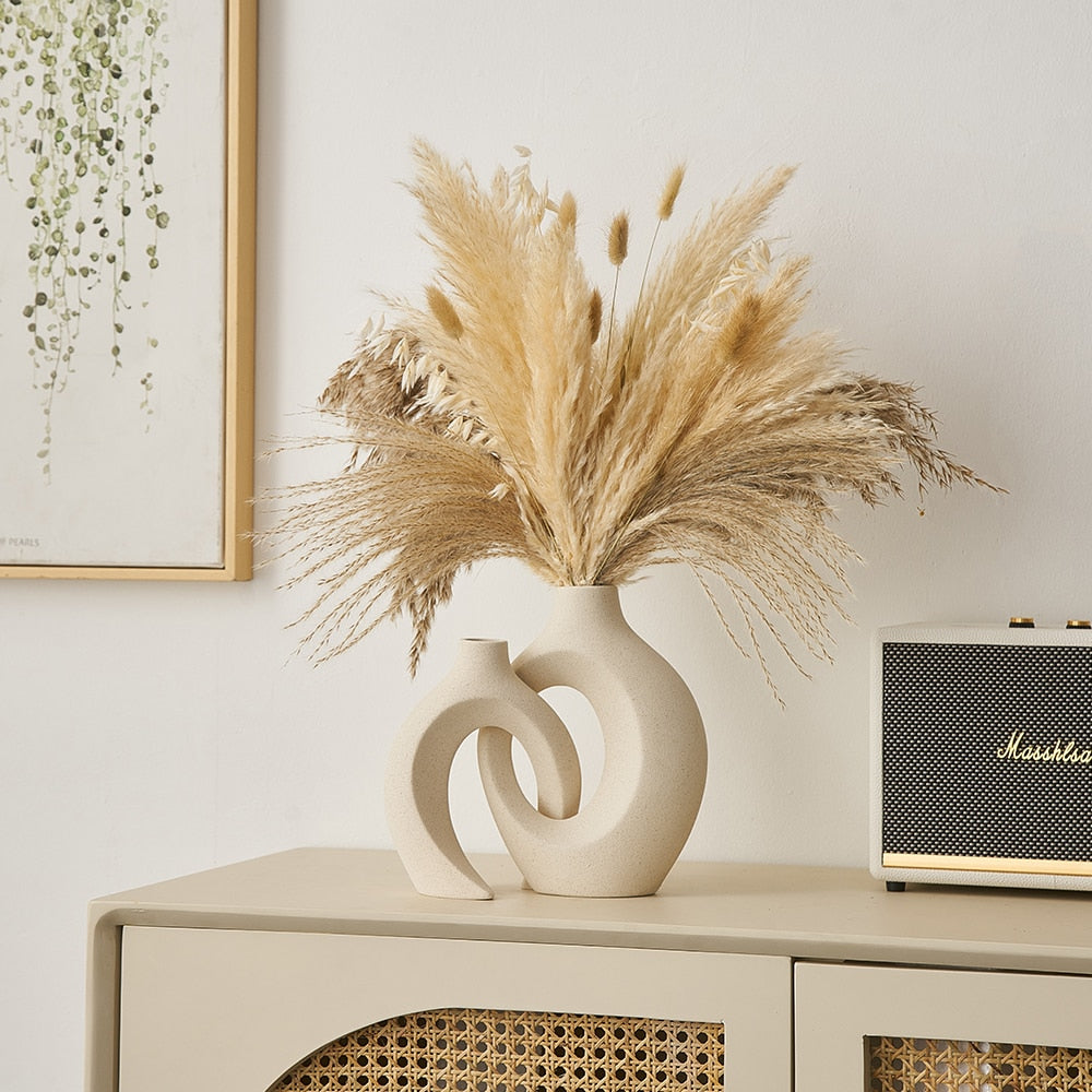 Scandinavische vaas – Minimalistisch design voor een elegant interieur, handgemaakte decoratieve accessoire