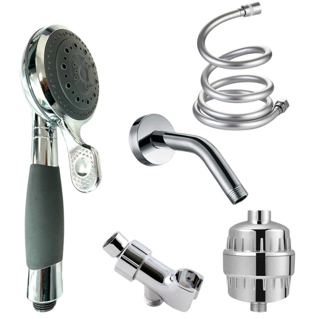 SecureHower System-Non-Slip douche-oplossing met handgrepen voor senioren