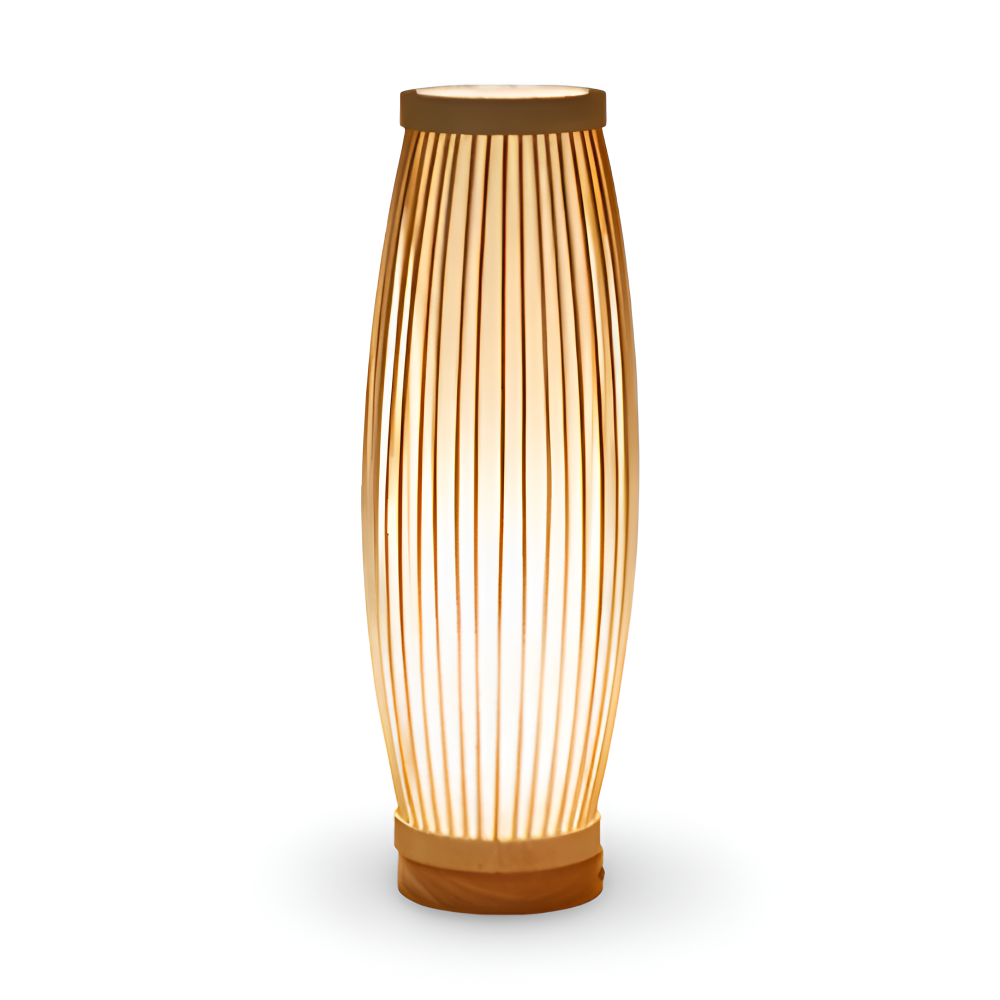 SereniLight Tafellamp - Bureaulamp van bamboehout in Japanse stijl