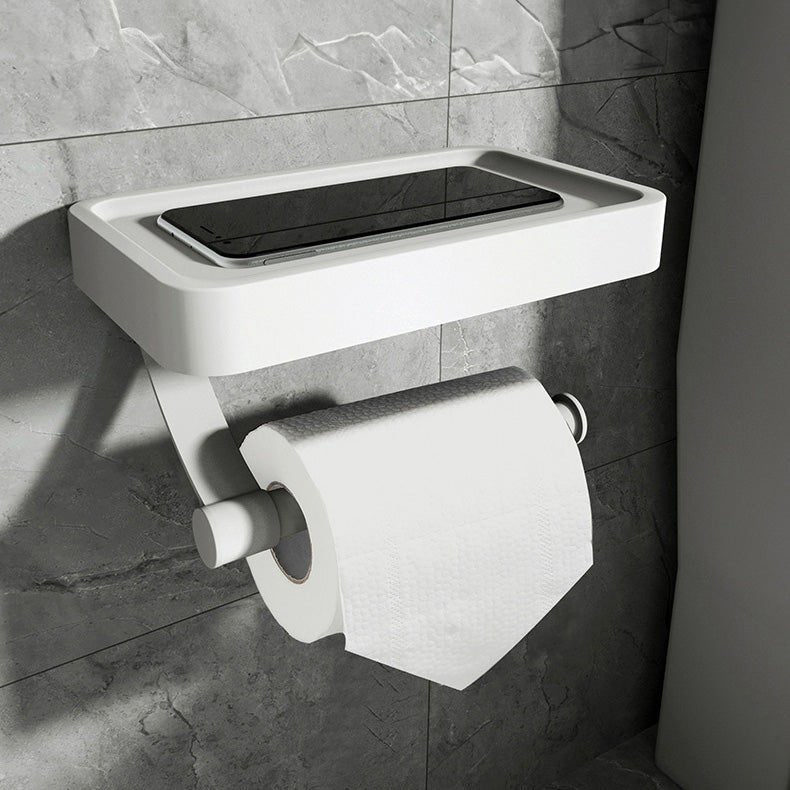 Sleekshelf toiletpapierhouder gemaakt van roestvrij staal met plank - zonder te boren