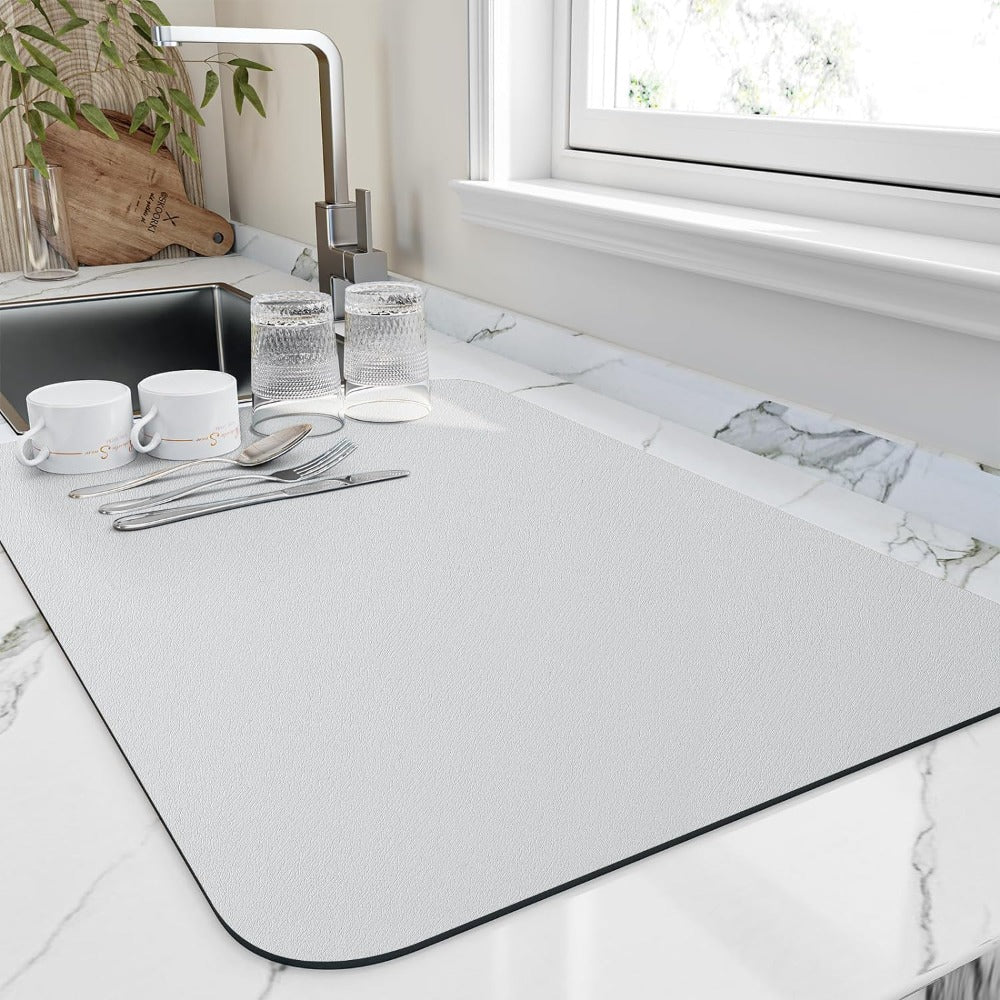 Snel drogende afwasmat voor in de keuken – zeer absorberend, ruimtebesparend, duurzaam