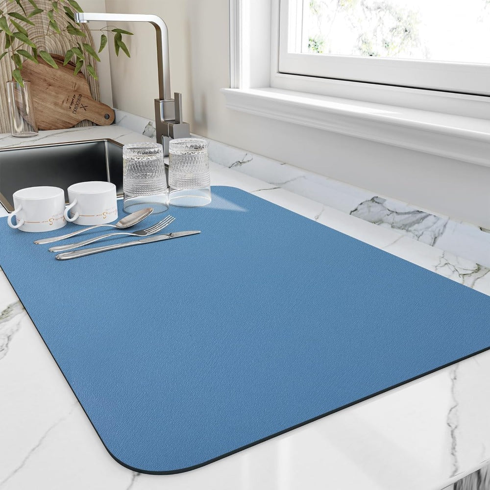 Snel drogende afdruipmat voor in de keuken – zeer absorberend en praktisch