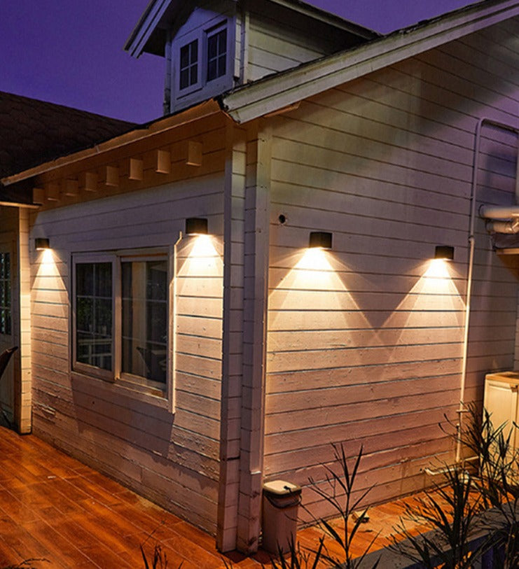 Solar Buiten Wandlamp IP65 met Automatische Lichtsensor en Minimalistisch Design voor Tuin en Terras