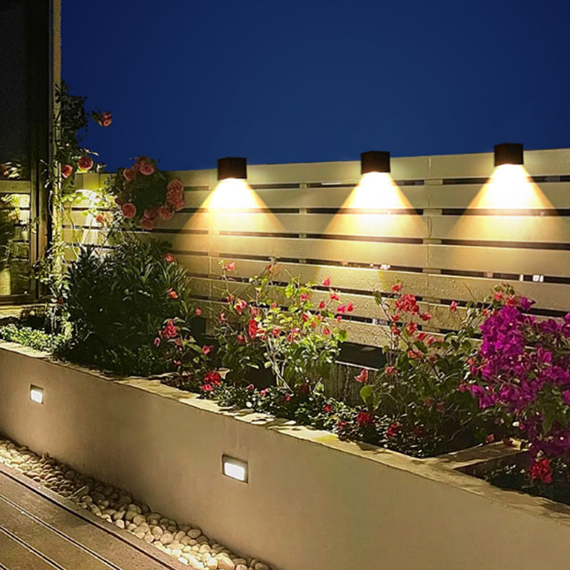 Solar Buiten Wandlamp IP65 met Automatische Lichtsensor en Minimalistisch Design voor Tuin en Terras