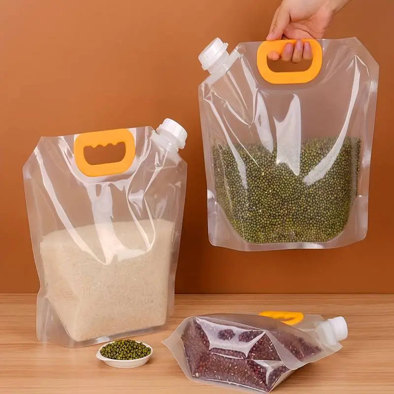 CleanKitchen | Transparante, hoogwaardige voedselcontainers - set van 10, inhoud 1,5 l, 2,5 l en 5 l voor keuken en koelkast