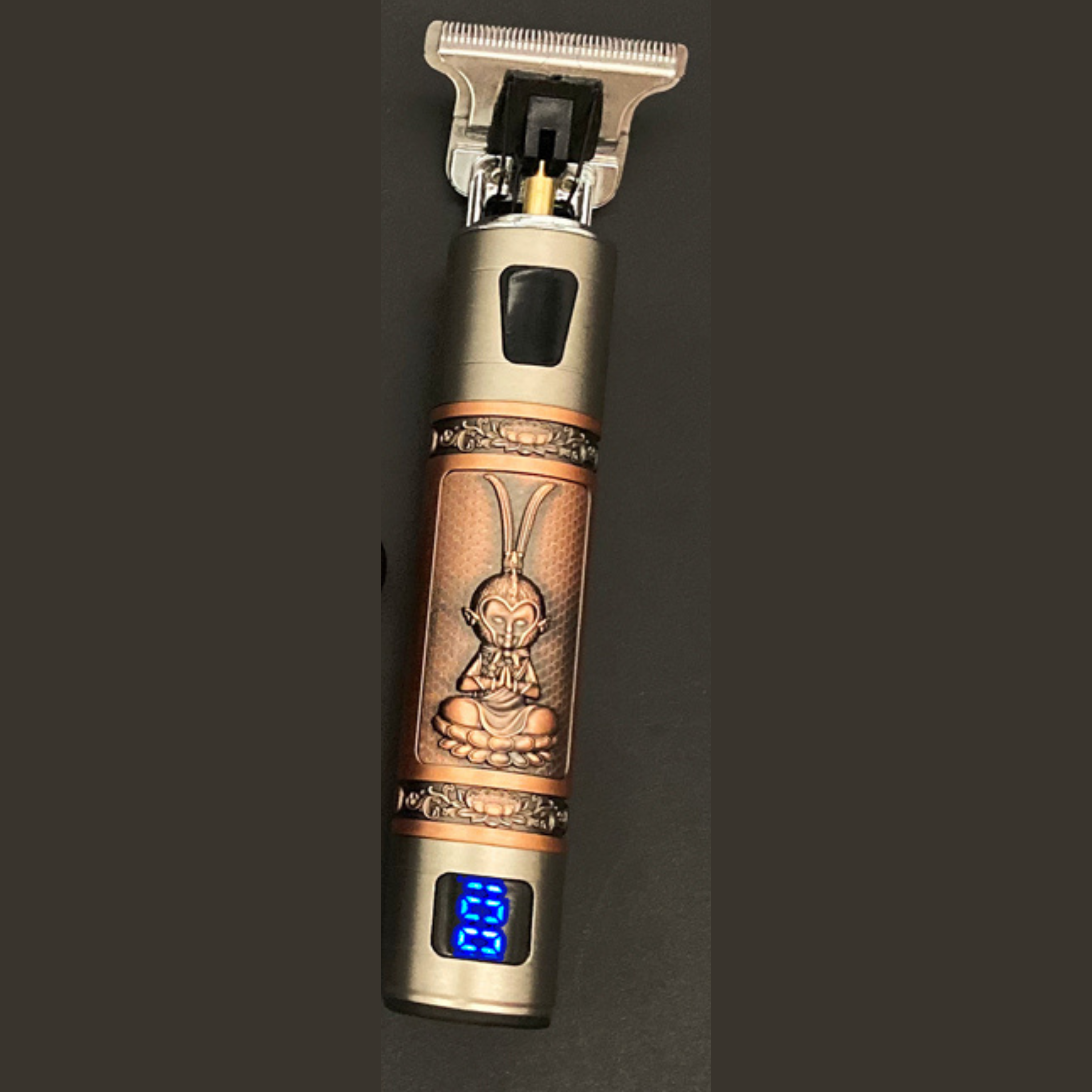 Vintage Baardtrimmer met Precisiesnit en USB Oplaadfunctie - Krachtige, Wasserdichte Trimmer voor de Beste Baardverzorging