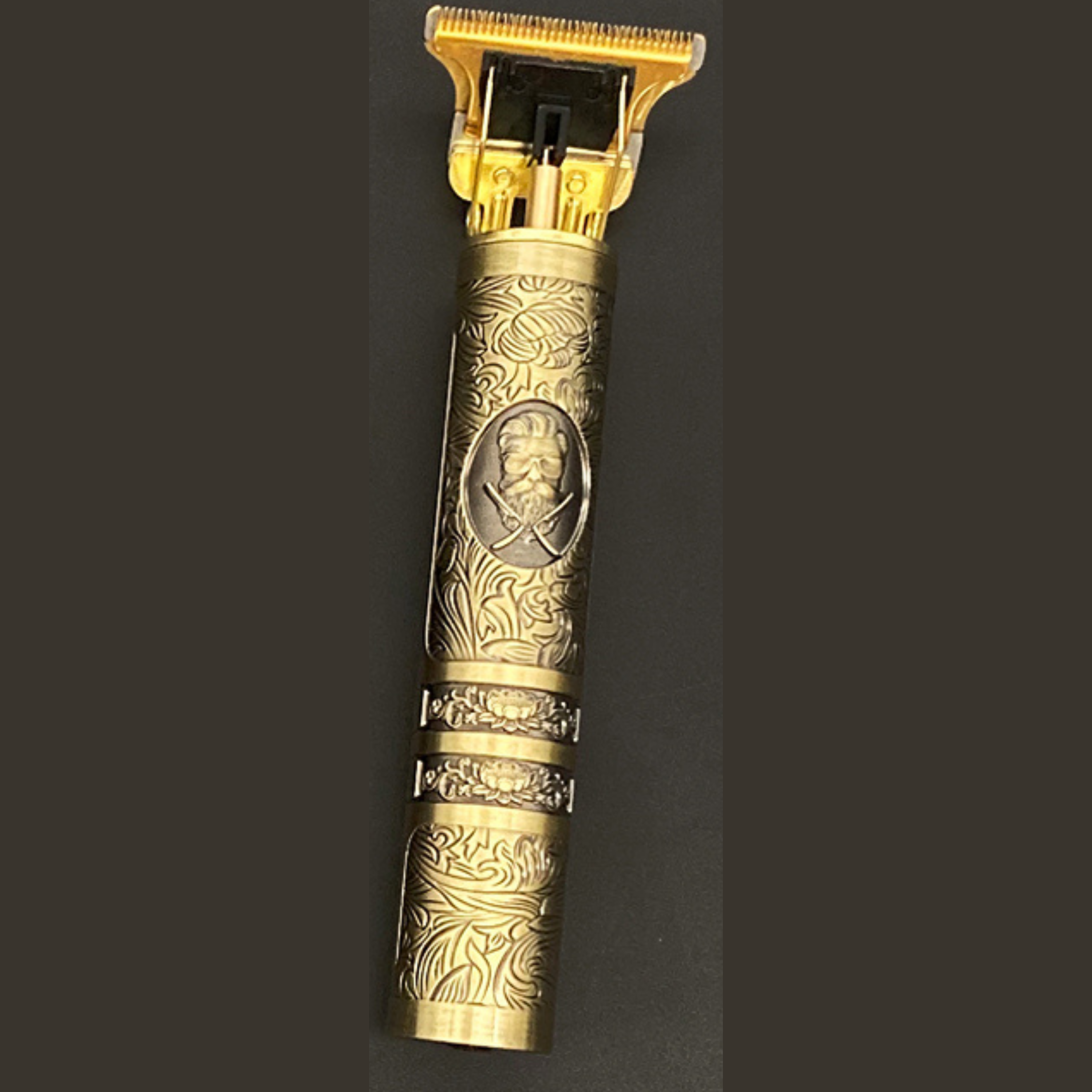 Vintage Baardtrimmer met Precisiesnit en USB Oplaadfunctie - Krachtige, Wasserdichte Trimmer voor de Beste Baardverzorging