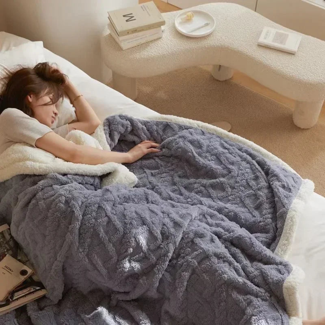Warme Deken - Zachte en Dikke Winterdeken voor Slaapkamer en Bank