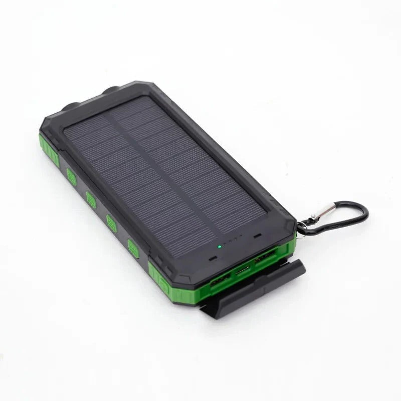 Waterdichte Solar Powerbank 500.000 mAh met Dubbele USB-poorten voor Buitengebruik