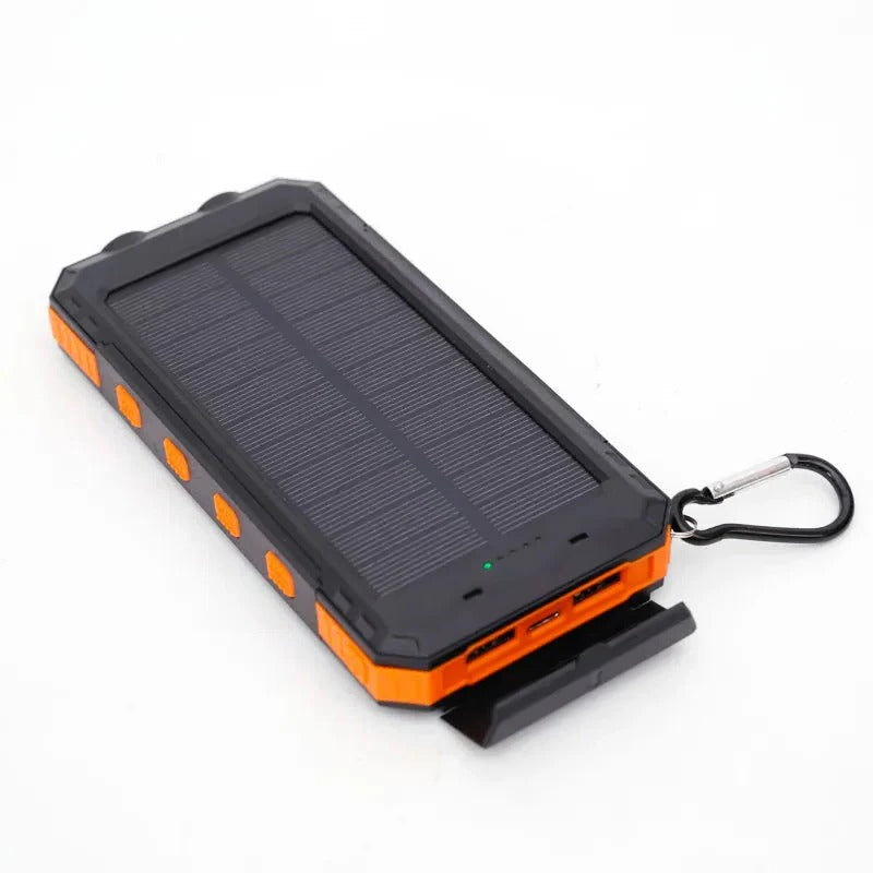 Waterdichte Solar Powerbank 500.000 mAh met Dubbele USB-poorten voor Buitengebruik